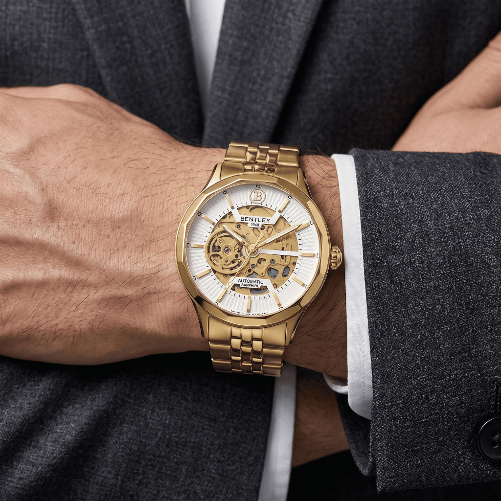 Jam Tangan Pria BENTLEY Chrono Dynamics BL2427-15MKWI