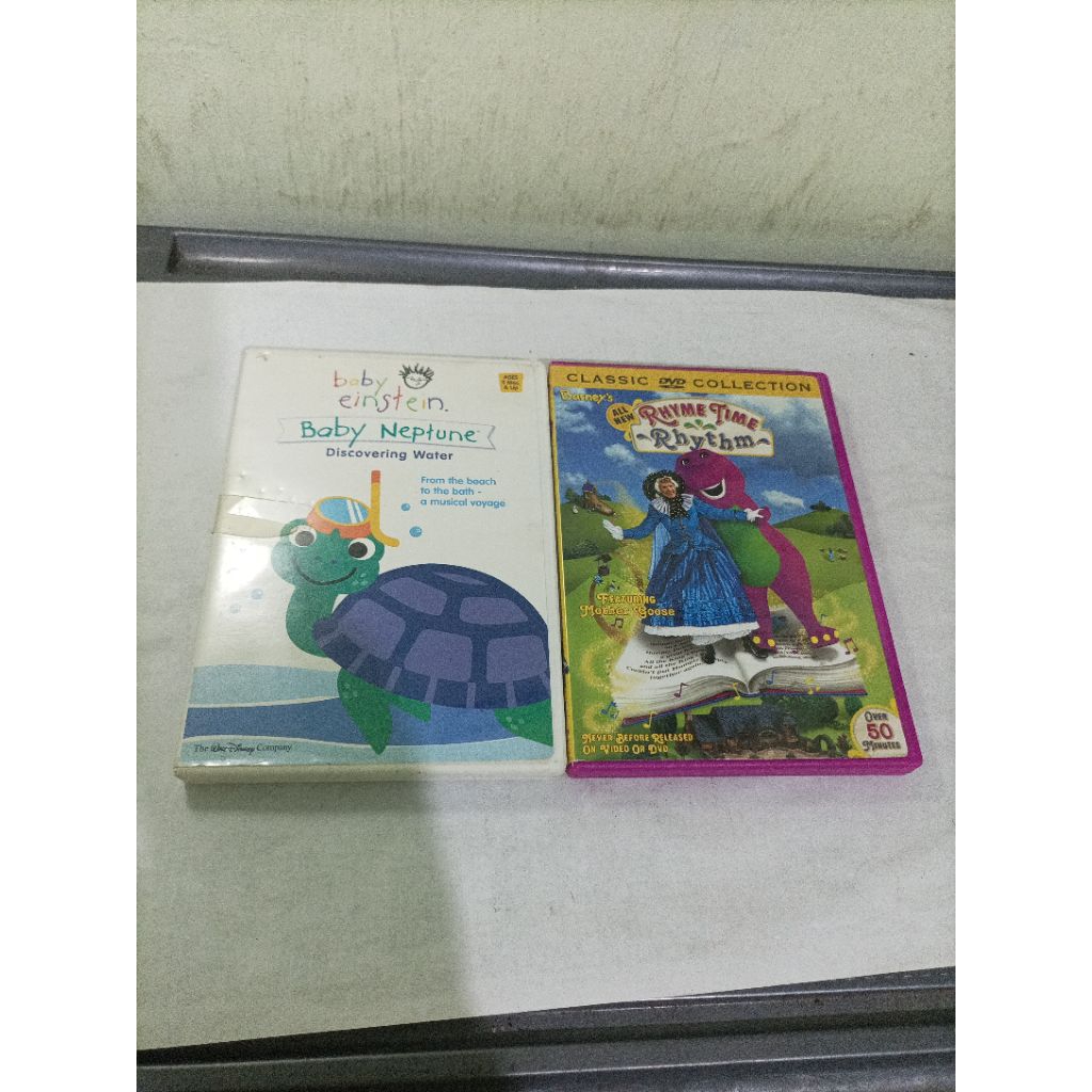 DVD original Baby Baby Einstein baby Neptune dan Rhyme Time Barney's / perjudul