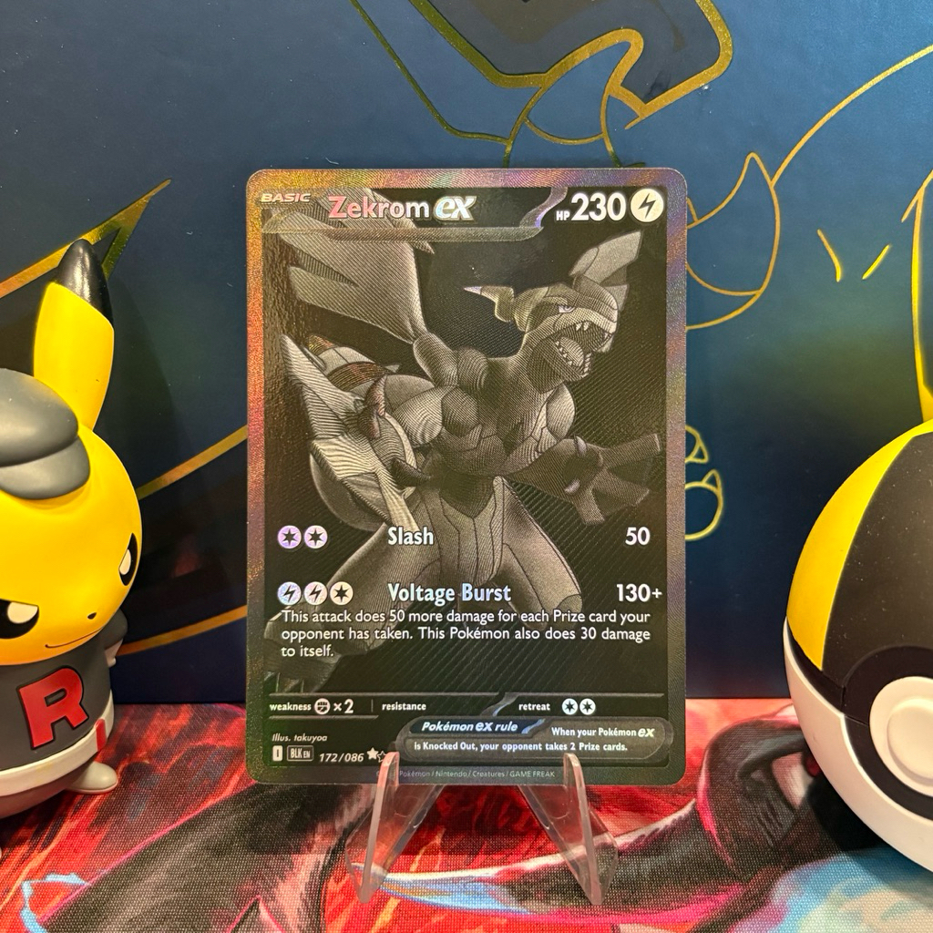 Zekrom Ex 172/086 ENG - BWR - Black Bolt - Pokemon TCG