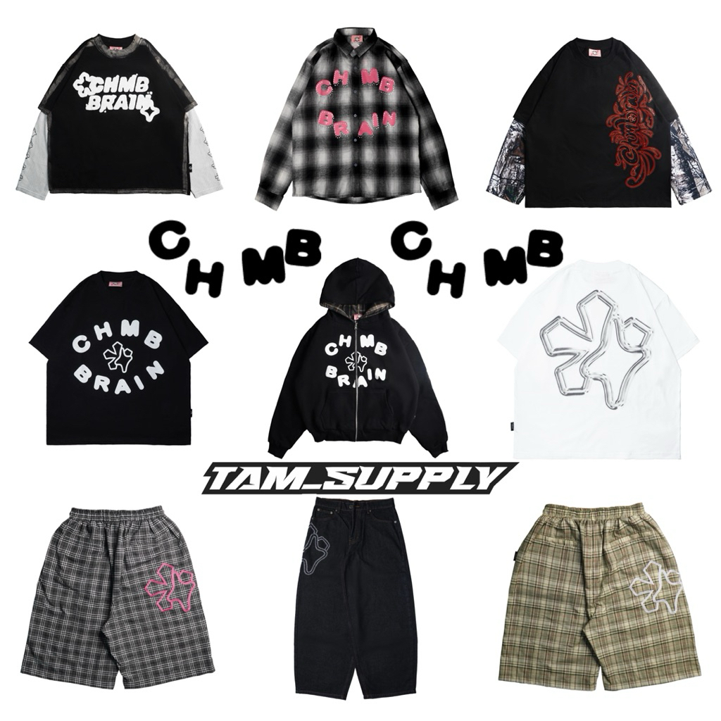 (TERMURAH ORIGINAL 100%) KOLABORASI CHMB X SOCIAL BRAIN ALL ARTIKEL | HOODIE CHMB | ZIPPER CHMB | TS