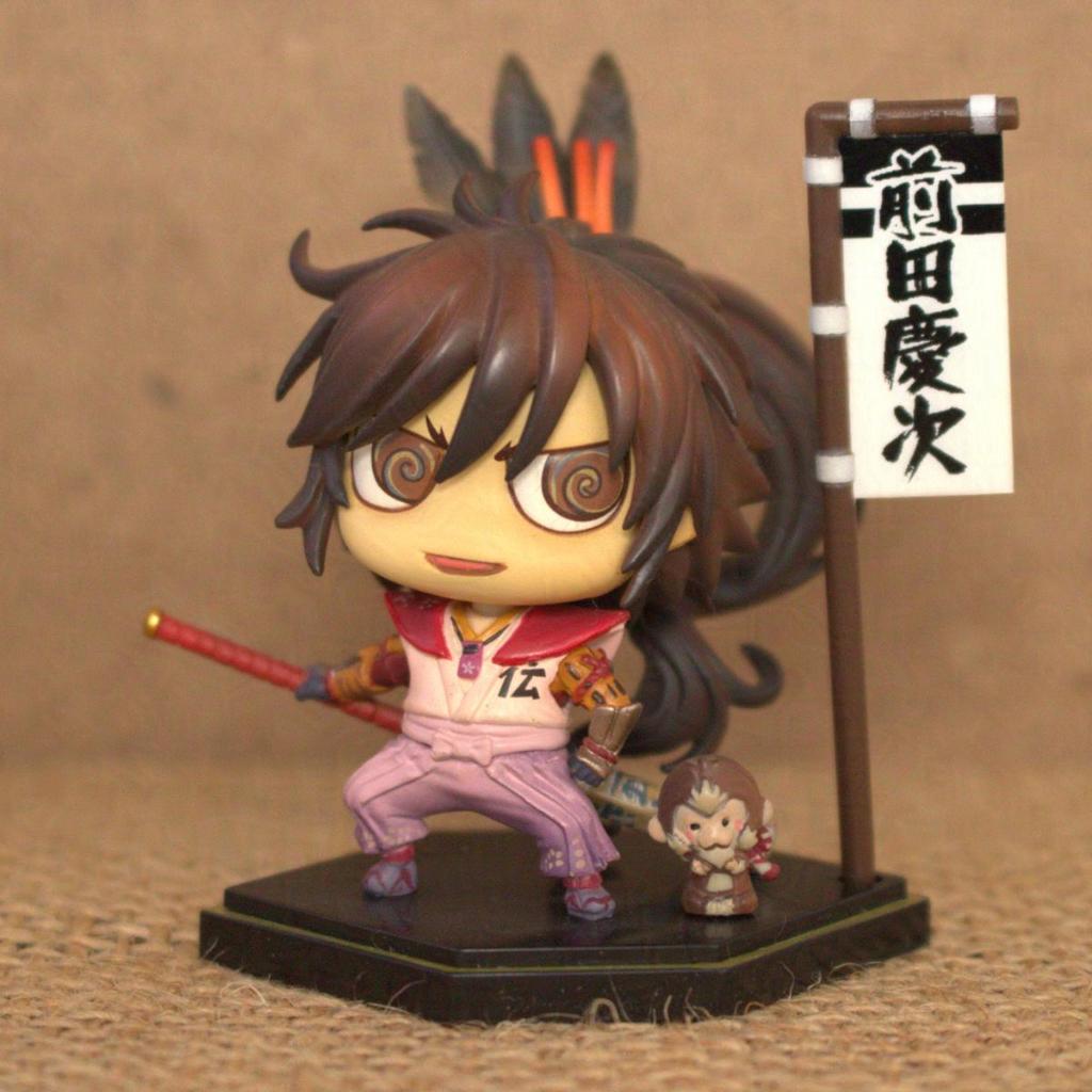 Mini Action Figure Sengoku Basara Maeda Keiji Sengoku One Coin Grande Figure Collection Fourth Forma