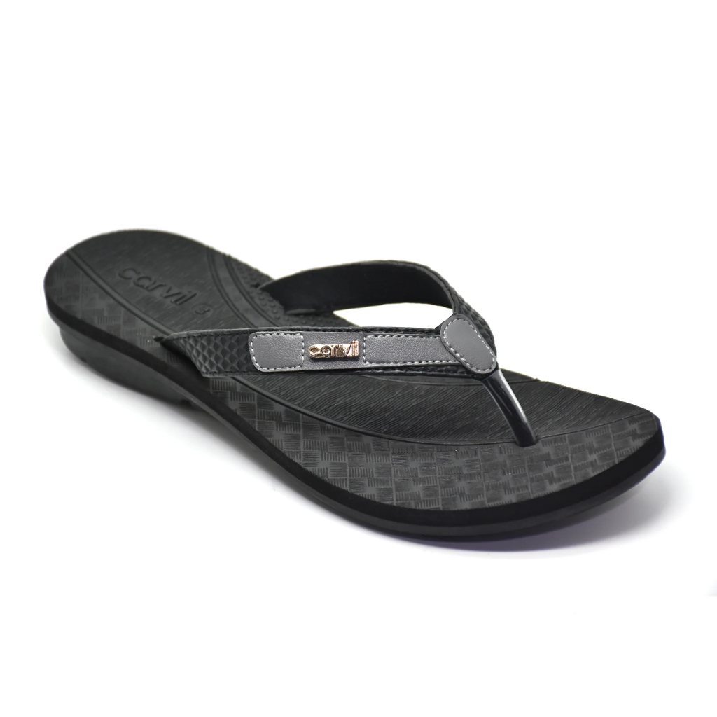Sandal Wanita Carvil Renata-L Desain Elegan Nyaman Dipakai Sendal Jepit Flat Teplek Sponge Original