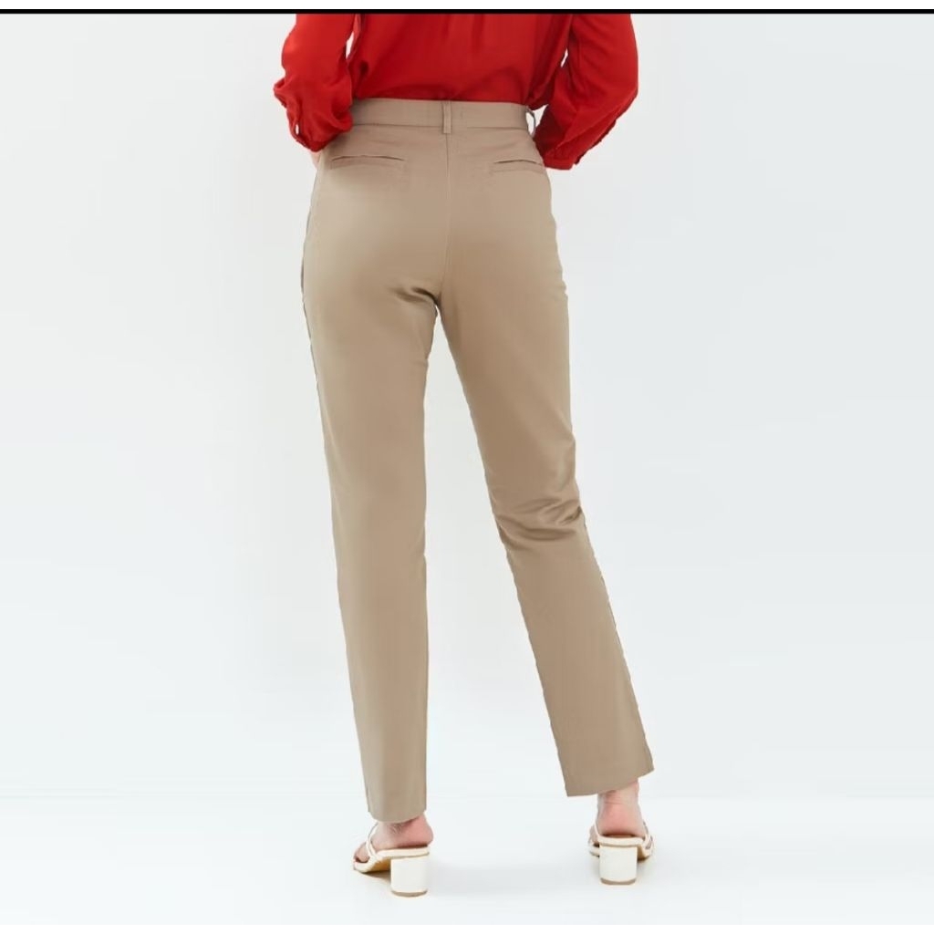 Geela Official- Chinos Pants Brown (G.3019) | Celana Wanita