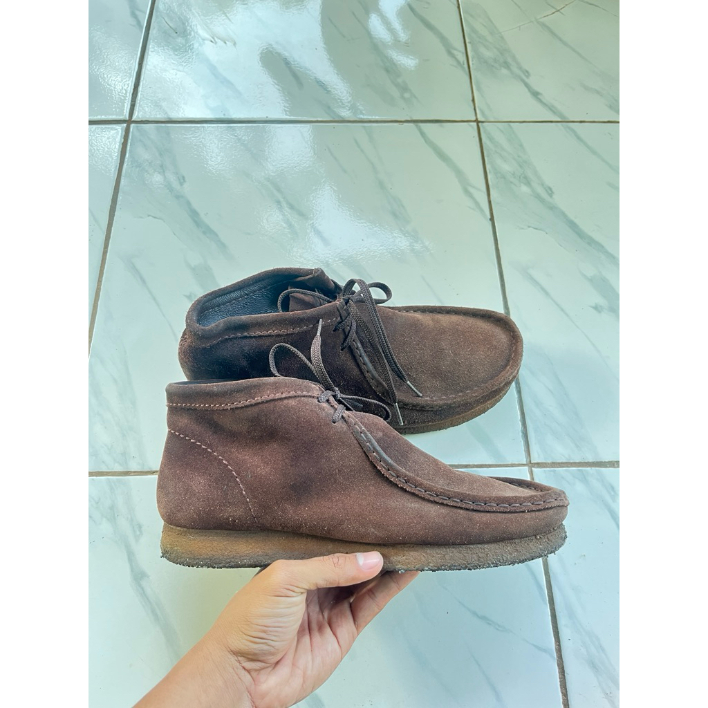 Clarks Wallabe High Brown Second