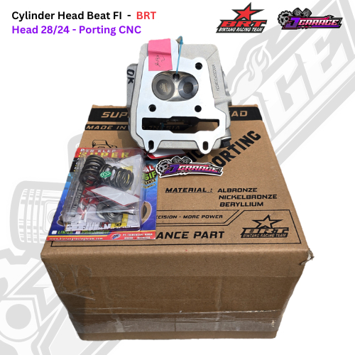 Head Beat FI BRT - 28/24 Porting CNC - Head Beat FI + Per Klep + Retainer