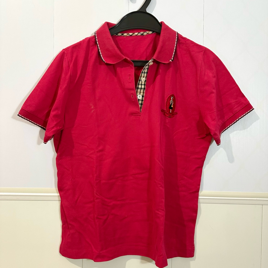 [100% Preloved Ori] Polo Pink Merk Daks / Atasan Polo Wanita Merk Daks / Baju Cewek Polo