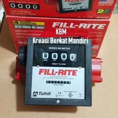 FLOW METER FILL RITE 1,5" INCH 4 DIGIT 901CL ORIGINAL FLOW METER FILL RITE 1 1/2" INCH