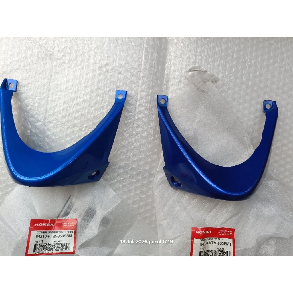 cover under lumpur bawah sambungan sayap 64310 KTM 850 FMV FMT SBM  original AHM  Supra x 125 old la