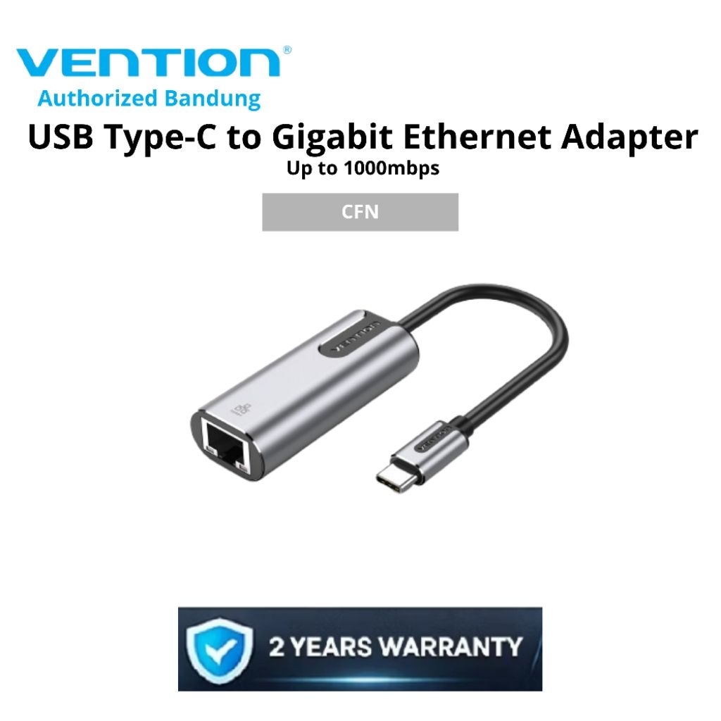 Vention USB Type C to Gigabit Ethernet Adapter 0.15M - CFNHB