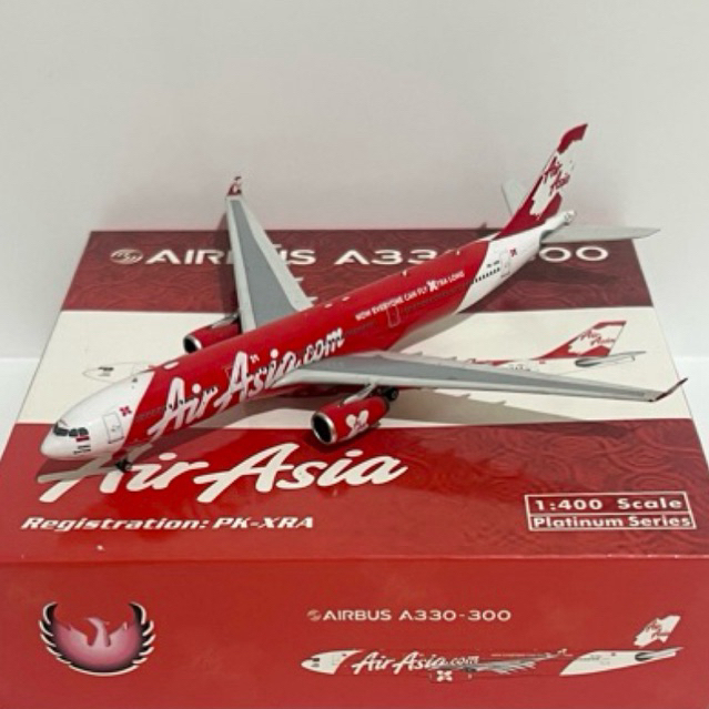 Diecast Pesawat Air Asia Indonesia A330-300 PK-XRA Phoenix 1:400