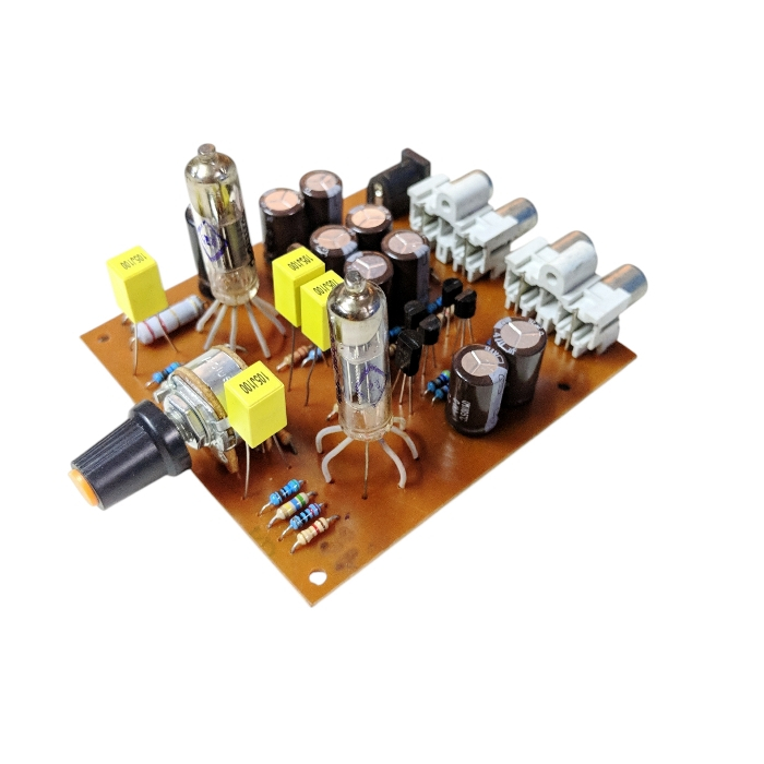 Kit preamp tabung tube 6J1B pre amplifier stereo line stage 5654 6AK5 EF95 6J1
