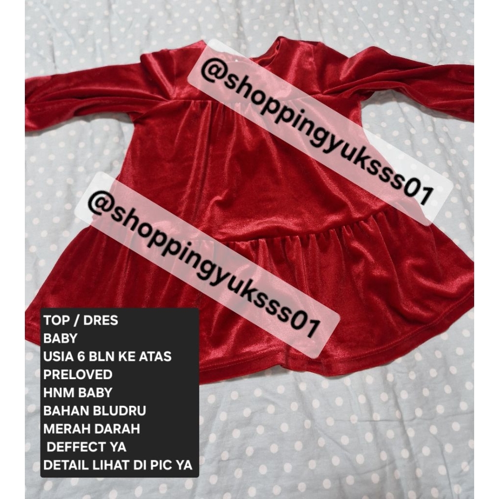 TOP ANAK PEREMPUAN PRELOVED