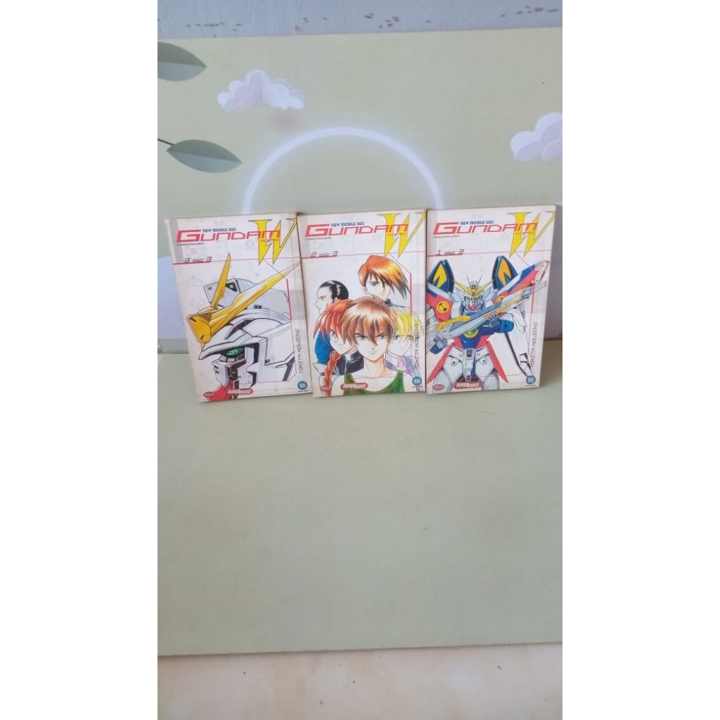 Komik Gundam W Full set tamat 1-3 original bekas