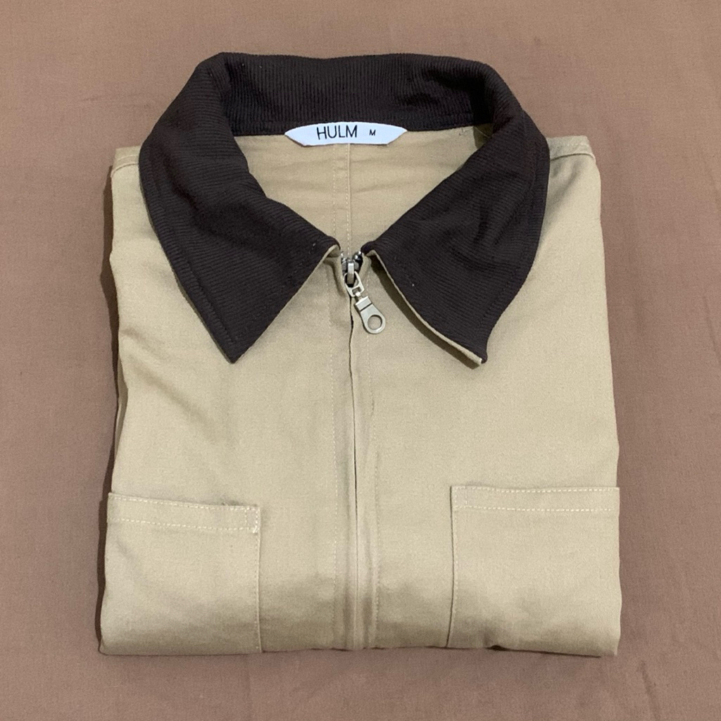 [PRELOVED] HULM Mason Two-Tone Jacket Brown M