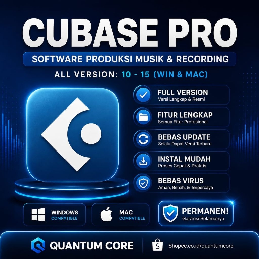Cubase Pro 15 v15.0.21 + Full Plugin Recording / Mixing / Mastering Full Version Original Lifetime (