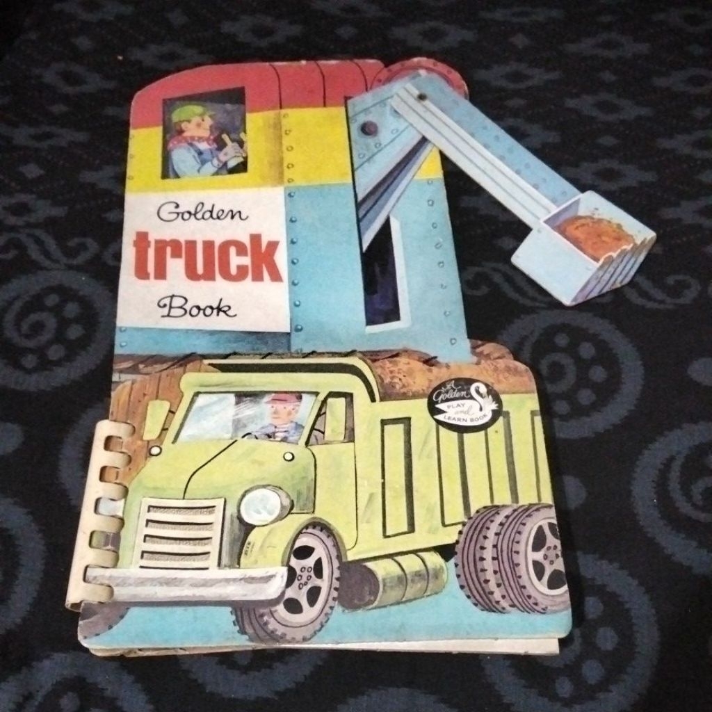 Rarevintage:Goldentrukcbook1960s.bukulangka