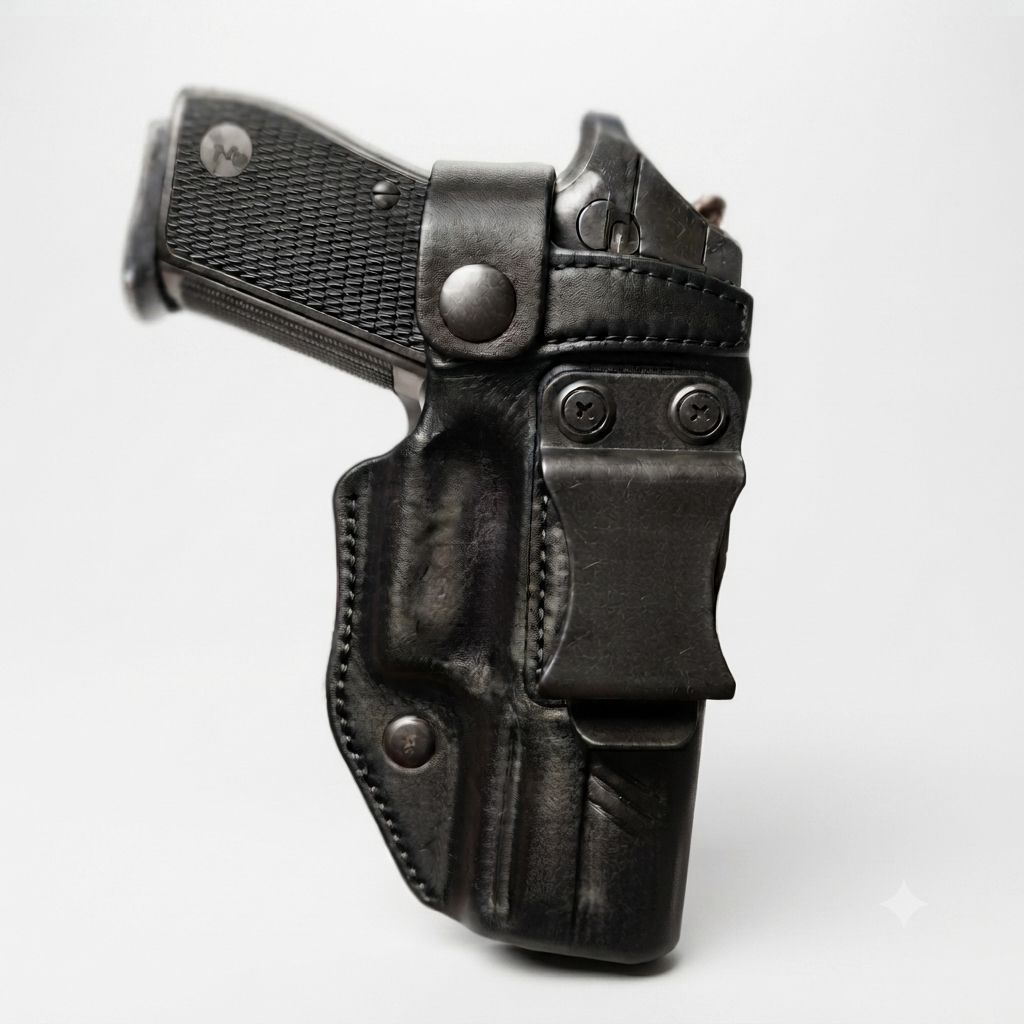 IWB LEATHER HOLSTER MAG4 PINDAD