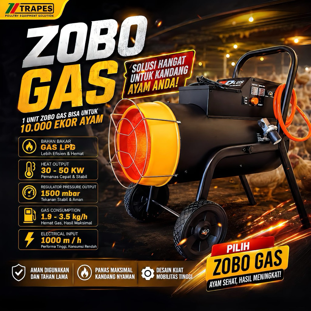 HEATER PEMANAS ZOBO 50KW MAKASSAR