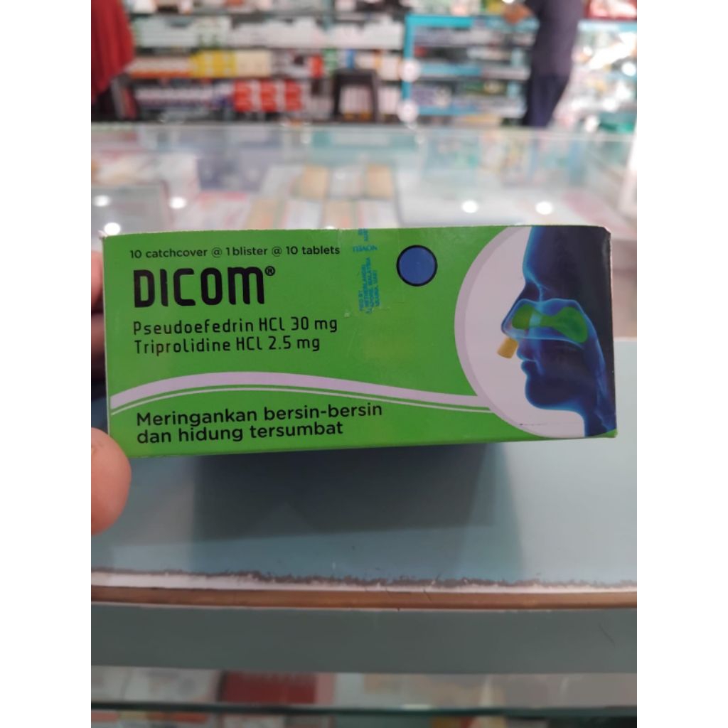 Dicom Tablet - Meringankan Bersin dan Hidung Tersumbat