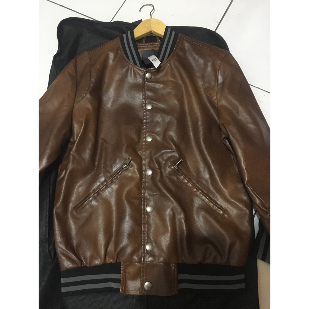RUCAS LEATHER BROWN JACKET