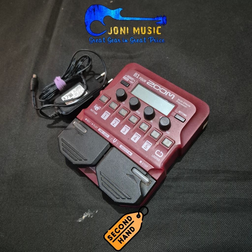 Efek Bass Digital Multiefek Zoom Alltype: B1 B1XOn BFX-708 B1XFour B1Four B2 B1.1u