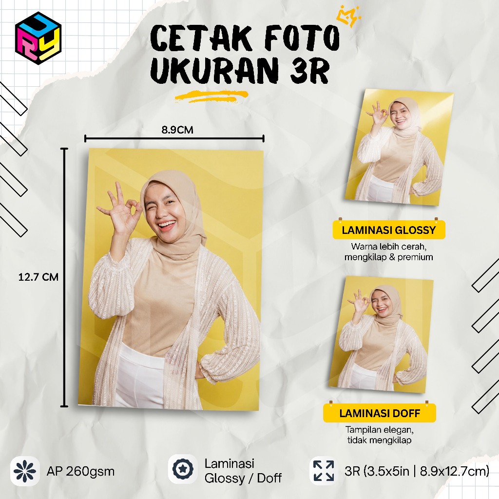 Cetak Foto Ukuran 3R