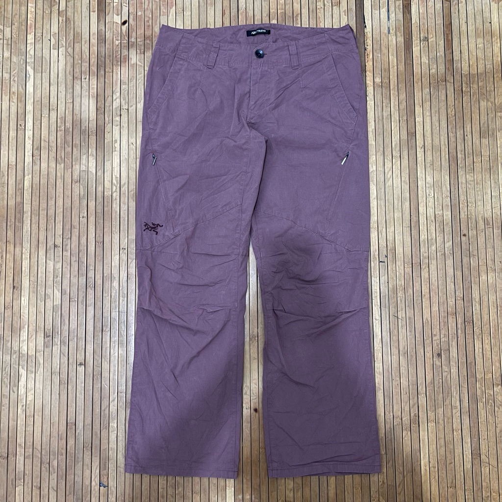 ARCTERYX UNISEX RELAXED FIT COUPE AMPLE HIKING OUTDOOR CLIMBING ADVENTURE NYLON PANTS