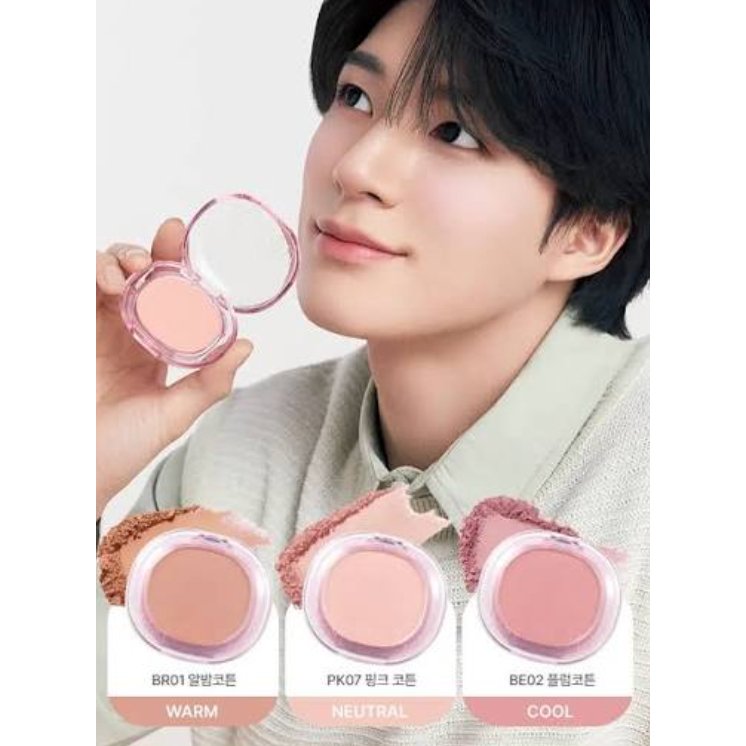 APIEU NCT JENO WATER LOCK FINISHER CUSHION SET PASTEL BLUSHER PK07