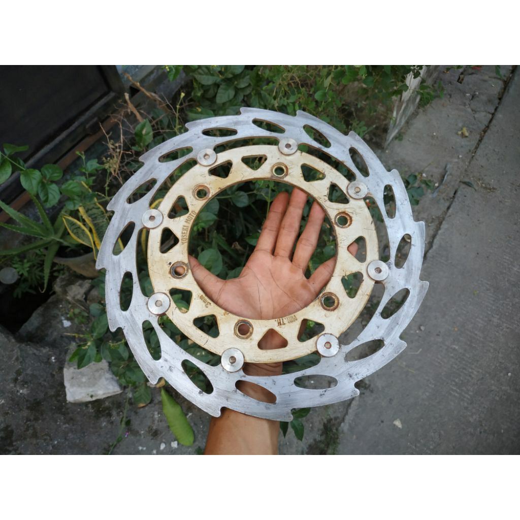 Piringan disk Disc Depan Yosekimoto 320MM 32cm PNP Tiger Revo CBR OLD  Disk only Tag Psm racing one 