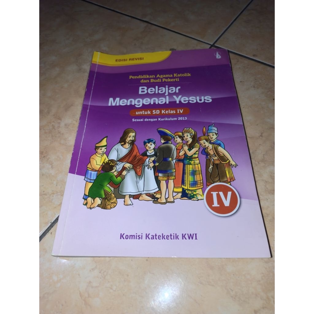 Preloved Buku Paket Agama dan Budi Pekerti Kelas 4 Belajar Mengenal Yesus