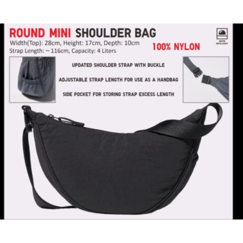 tas selempang uniqlo ori tas bahu uniqlo