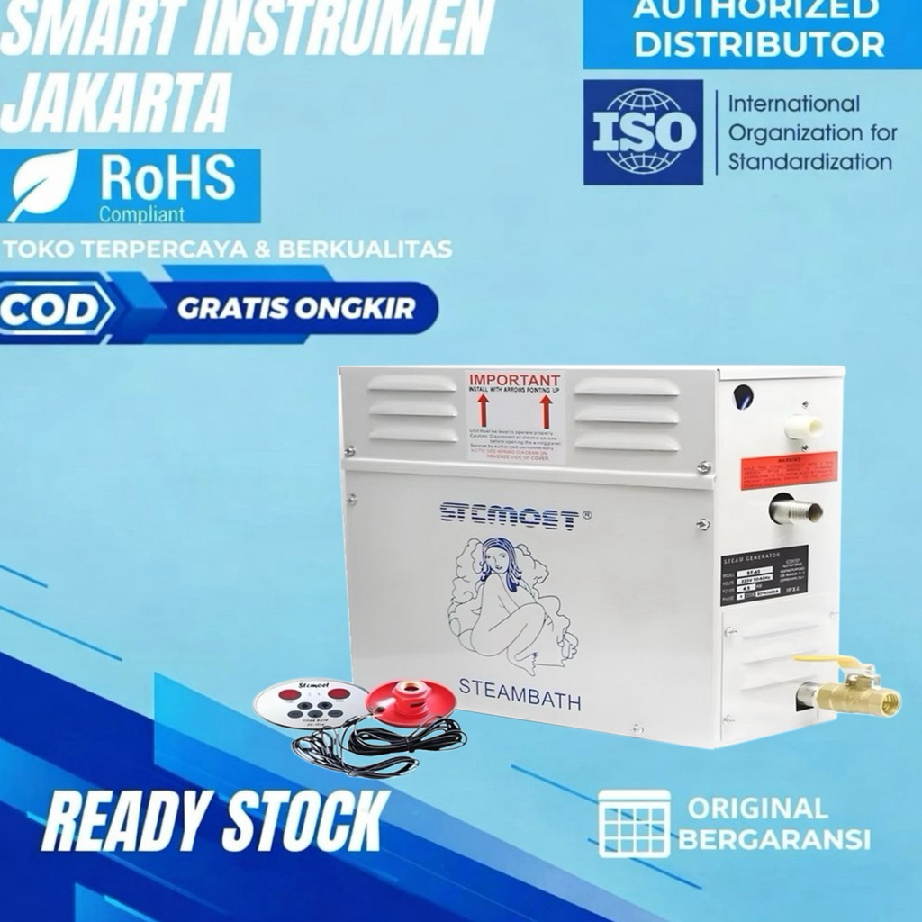 Steam Generator Sauna Bath Machine Mesin Uap Sauna Mandi Spa Room Uap Elektrik Alat Sauna Generator 