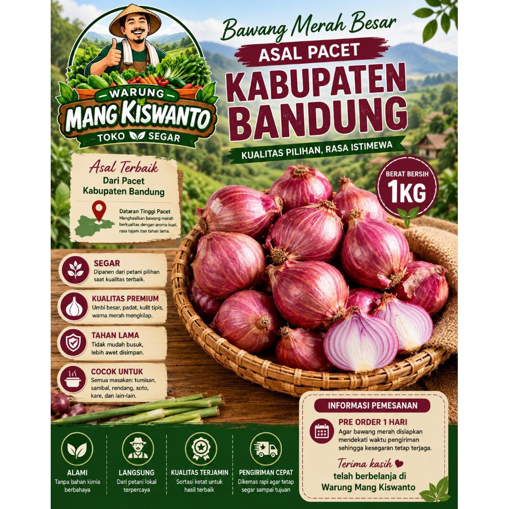 Bawang Merah Besar Pacet