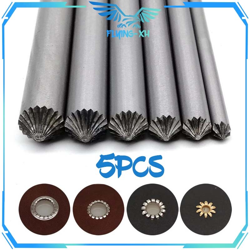 Isi 5pcs Alat Pasang Mata Ayam Manual DIY Alat Pemasang Mata Ayam Punch Mata Ayam Multifungsi Alat L