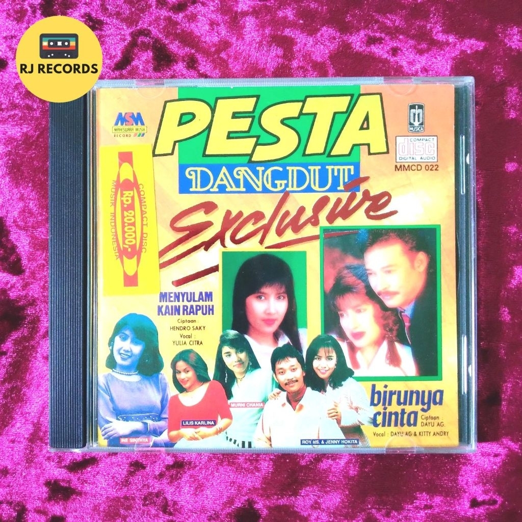 CD V/A (Ine Sinthya, Itje Trisnawati, dll) - Pesta Dangdut Exclusive
