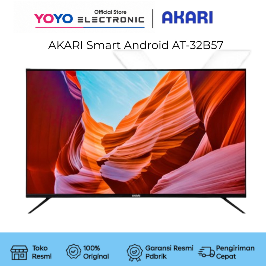 Tv AKARI LED SMART ANDROID TV 32INCH AT-32B57