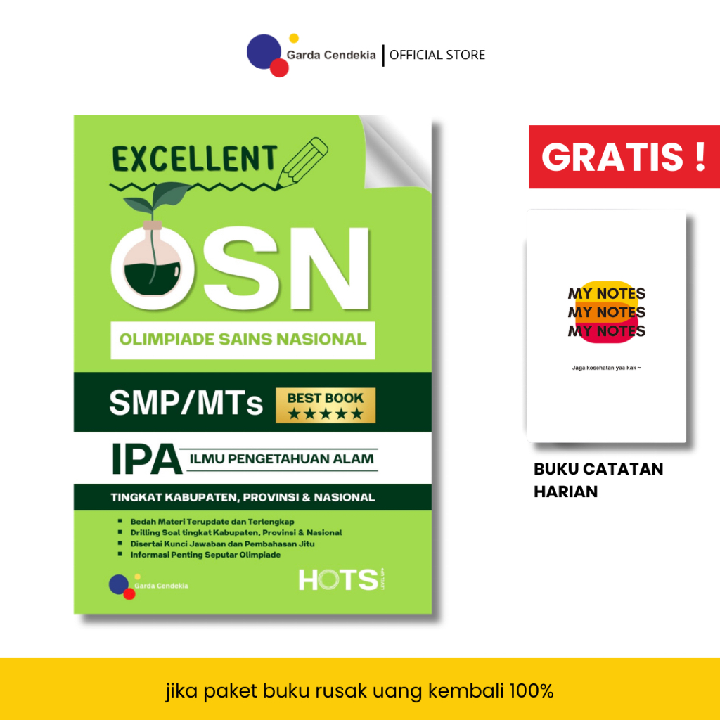 Garda Cendekia - Buku Excellent OSN IPA Smp/Mts | Buku Osn Smp/Mts | Buku Smp