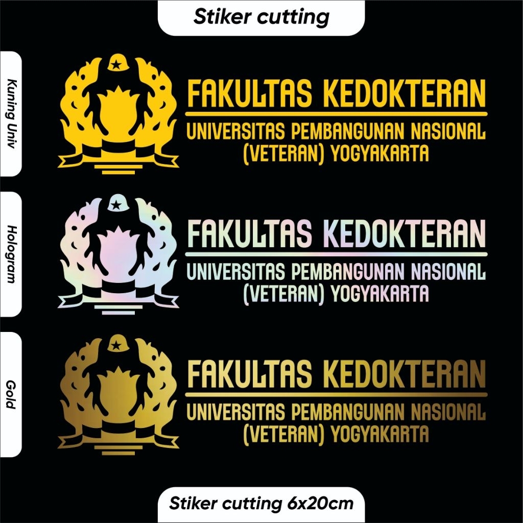 UPN VETERAN STIKER CUTTING BEST SELLER