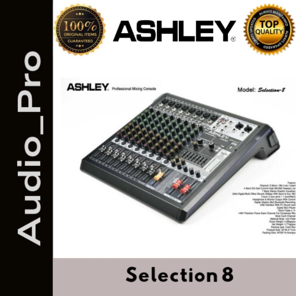 Mixer Ashley Selection6 | Mixer Ashley Selection 6 Mixer Ashley 6 Channel Selection - 6