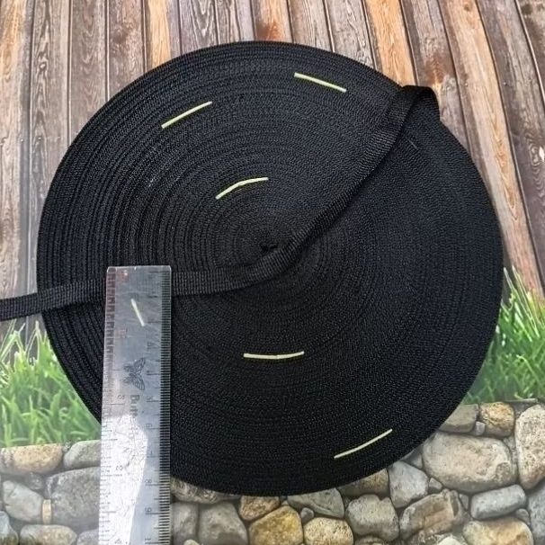 1 roll Tali webbing 1cm - panjang 20mtr