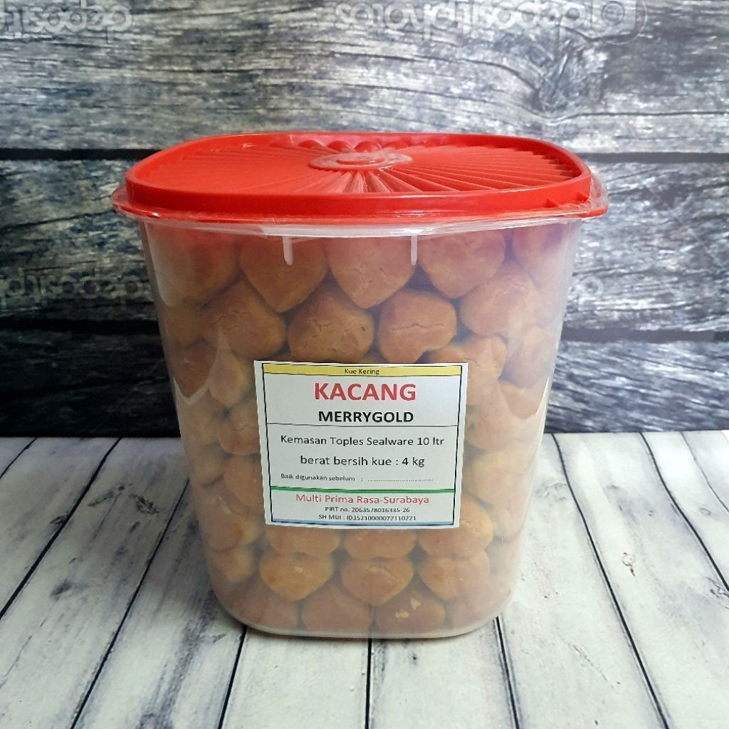 Kacang Skippy Toples Sealware 4kg Kue Kering Merry Cookies - Multi Prima Rasa