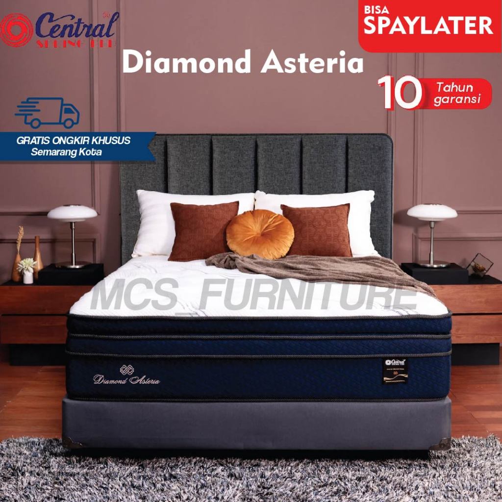 Springbed Kasur Central Diamond Asteria Mebel Furniture Semarang Original