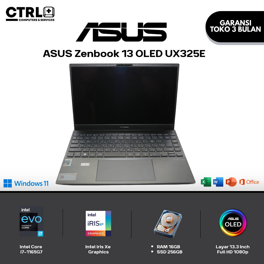 ASUS Zenbook 13 OLED UX325E Intel Core i7 Gen 11 16/256GB