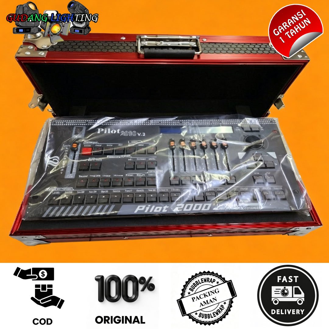 Mixer Console Lighting DMX Pilot 2000 V.3 Bonus Hardcase