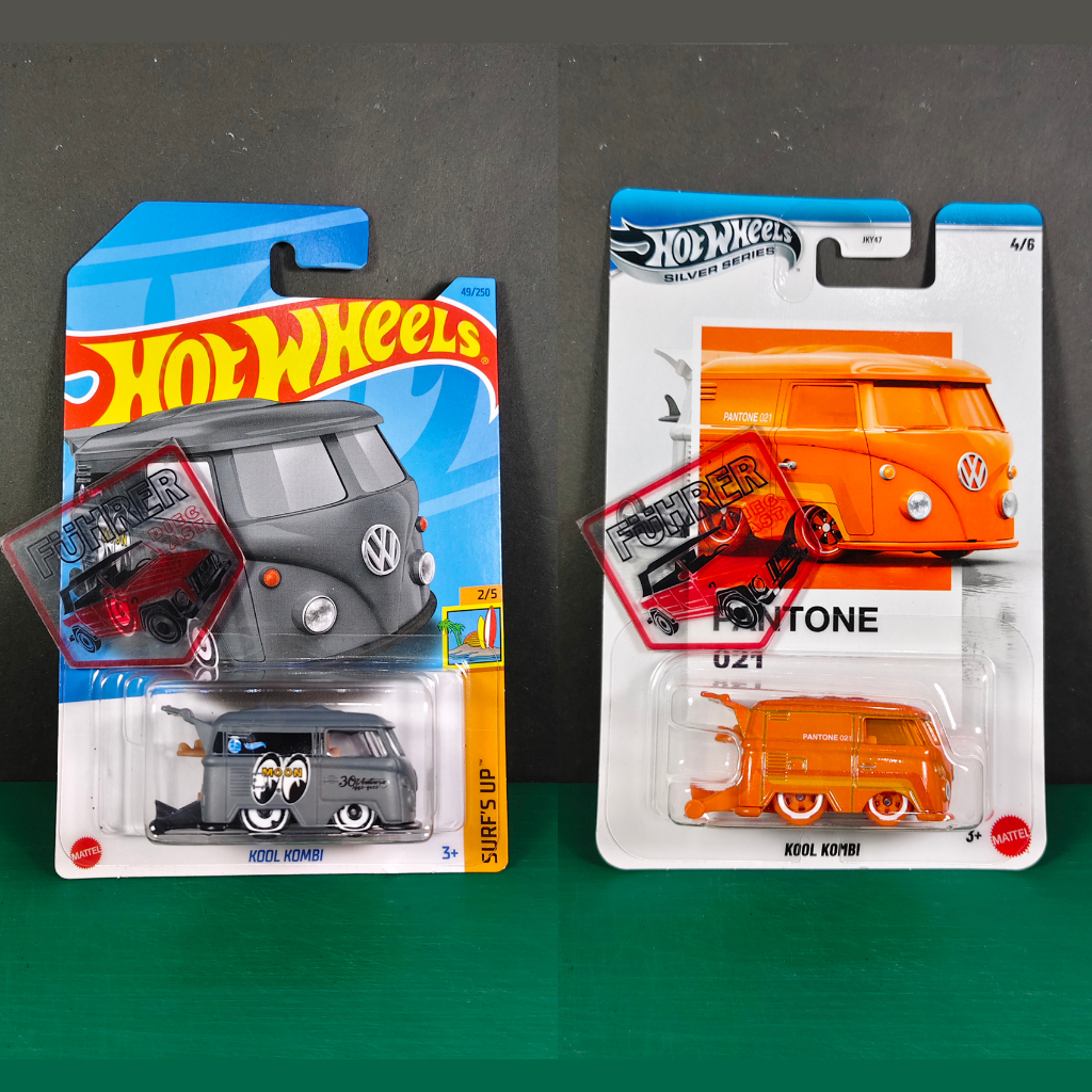 Hot Wheels Kool Kombi Mooneyes Abu, Kool Kombi Pantone Orange