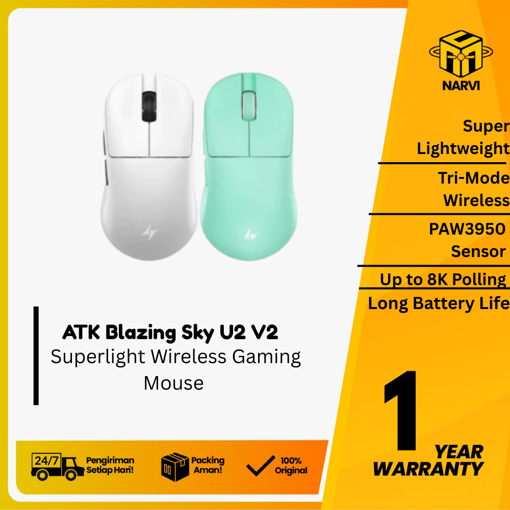 ATK Blazing Sky U2 V2 Superlight Wireless Gaming Mouse