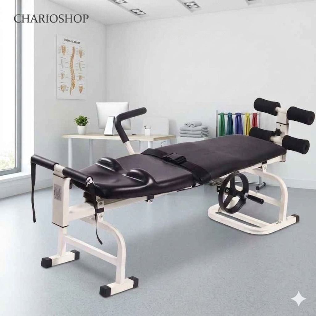 THERAPY BED - ALAT PENINGGI BADAN - ALAT TRAKSI TULANG BELAKANG PUNDAK DAN LEHER -  PENINGGI BADAN -