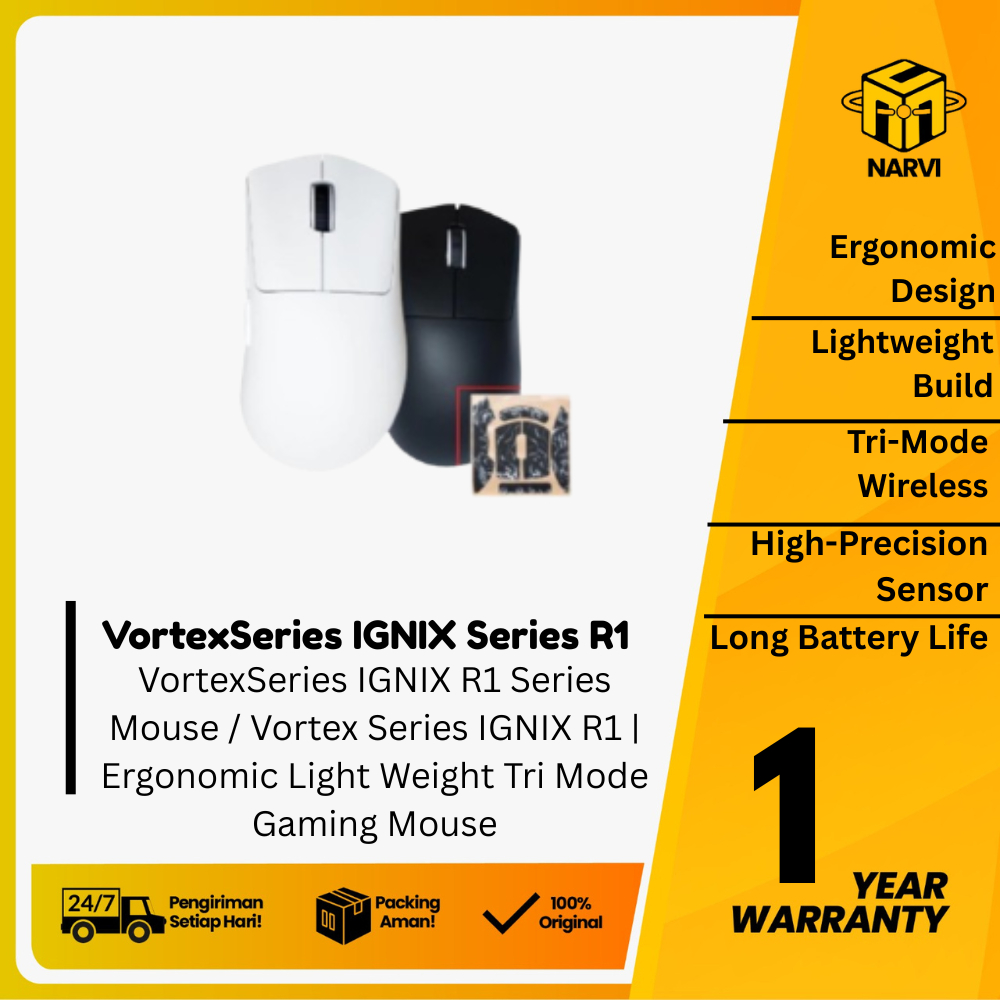 VortexSeries IGNIX Series R1 / VortexSeries IGNIX R1 Series Mouse / Vortex Series IGNIX R1 | Ergonom