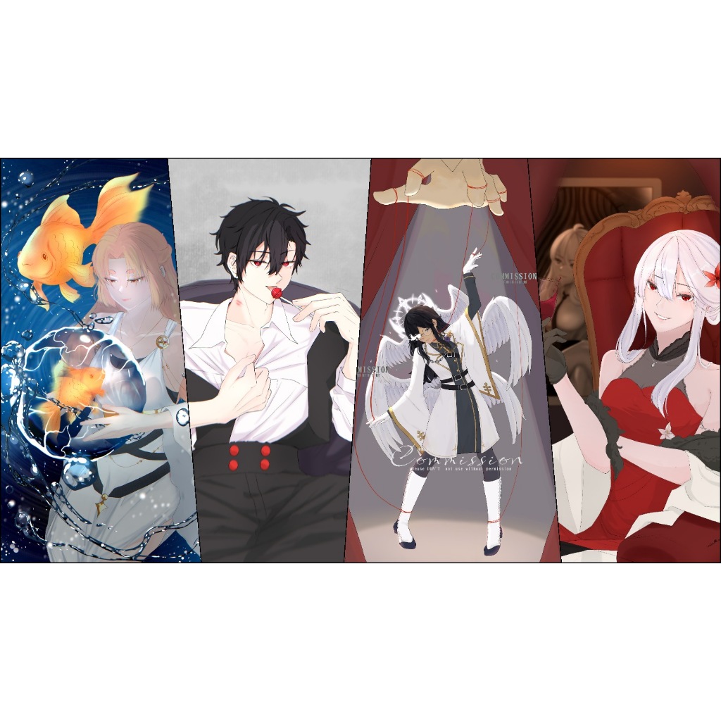 Jasa Commission Anime Style | OC, Fanart, Game Character