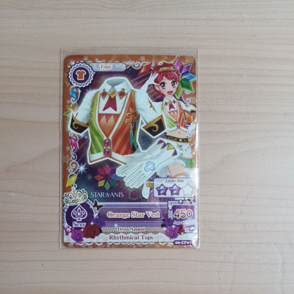 (booked) Kartu Aikatsu STAR ANIS Original Rare Indonesia Card
